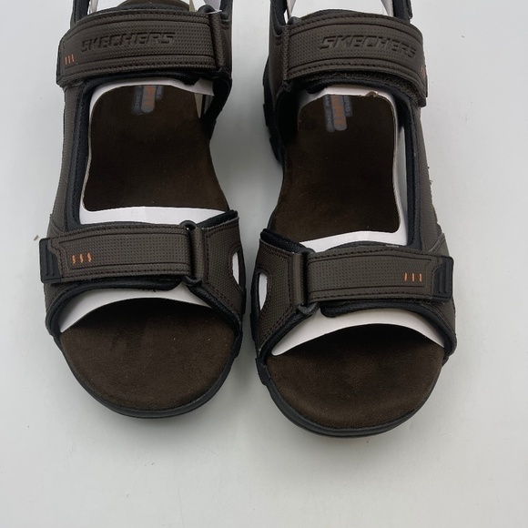 Skechers Men's 13 Louden Sandal Brown SN 64487 New Without Box - Picture 8 of 12